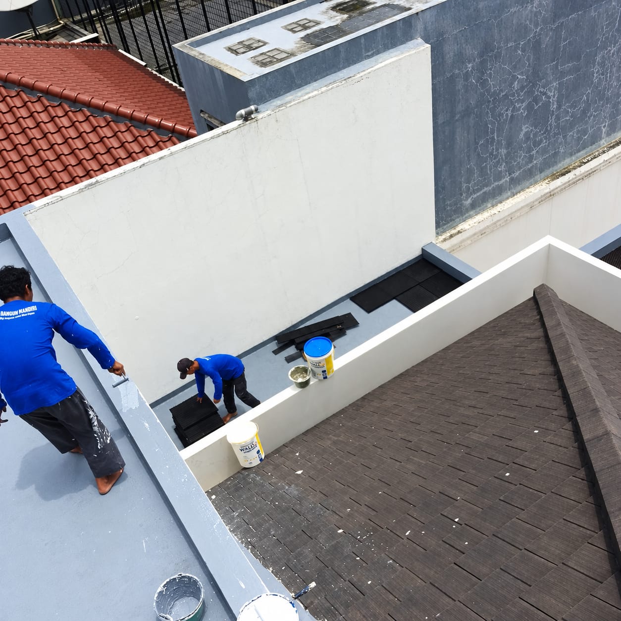 Waterproofing System Coating - hasil pekerjaan